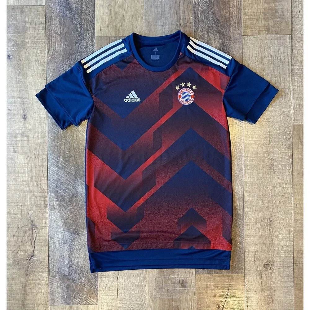 Adidas FC Bayern Munich 2017/18 Training Pre Match Jersey Men's Sz Small